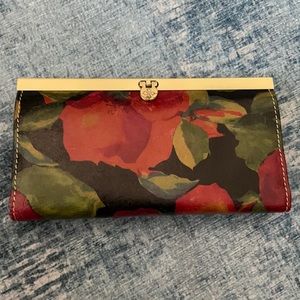 Bold floral wallet